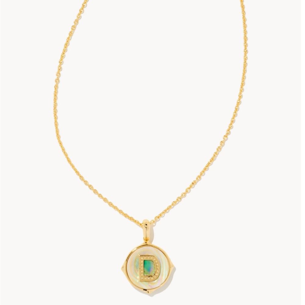 Kendra Scott Gold Disc Reversible Pendant Necklace
